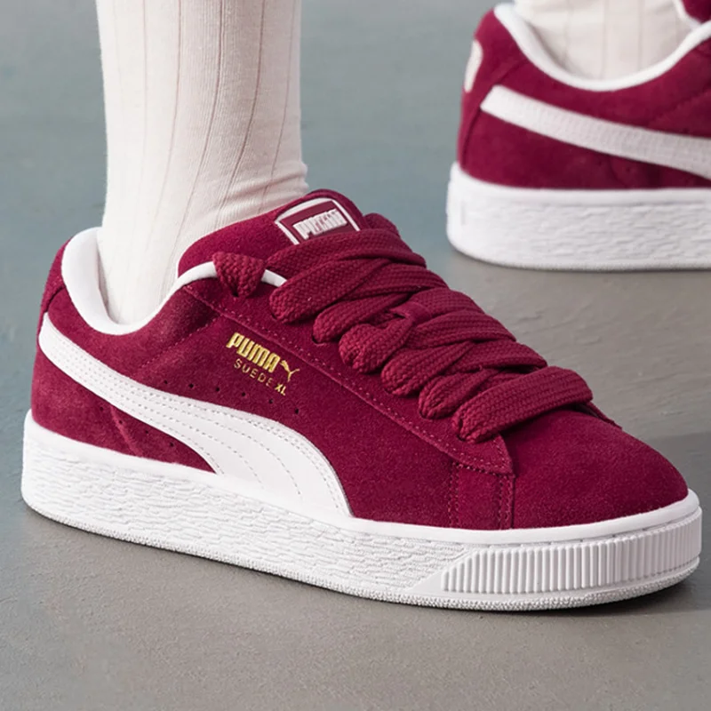 Фото Кроссовки PUMA унисекс 2026 Summer Suede XL Retro Bread, повседневная обувь 395205-12 №2