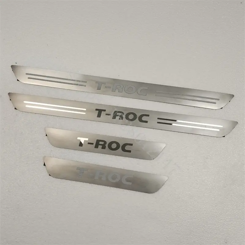 

for Volkswagen T-ROC 2017-2020 Car Accessories Stainless Steel car Door Sill Scuff Plate/Door Sill Door Sill Scuff Car Styling