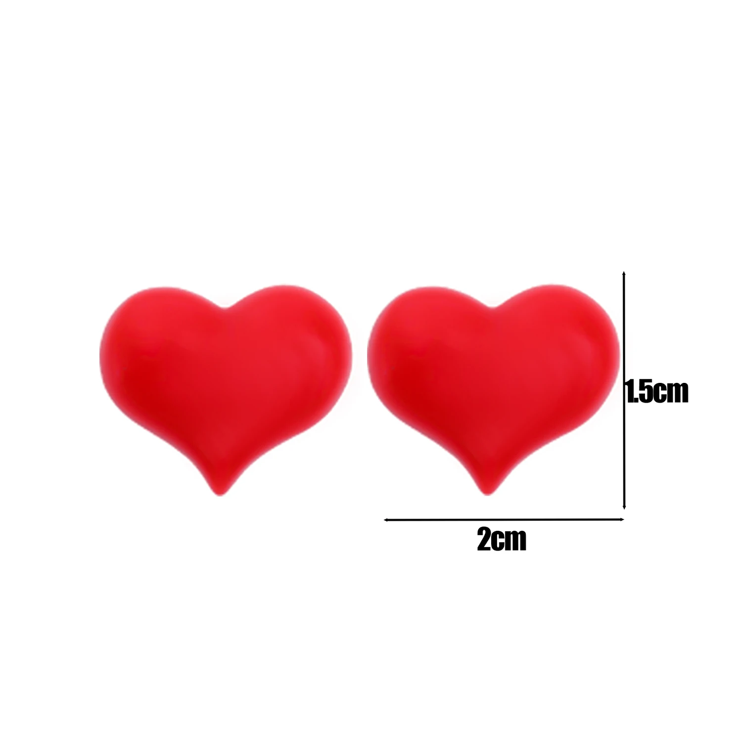 

12/2 шт. магнит на холодильник красный в форме сердца магнитная наклейка на холодильник магниты для доски Декор ко Дню святого Валентина инструменты для домашнего хранения