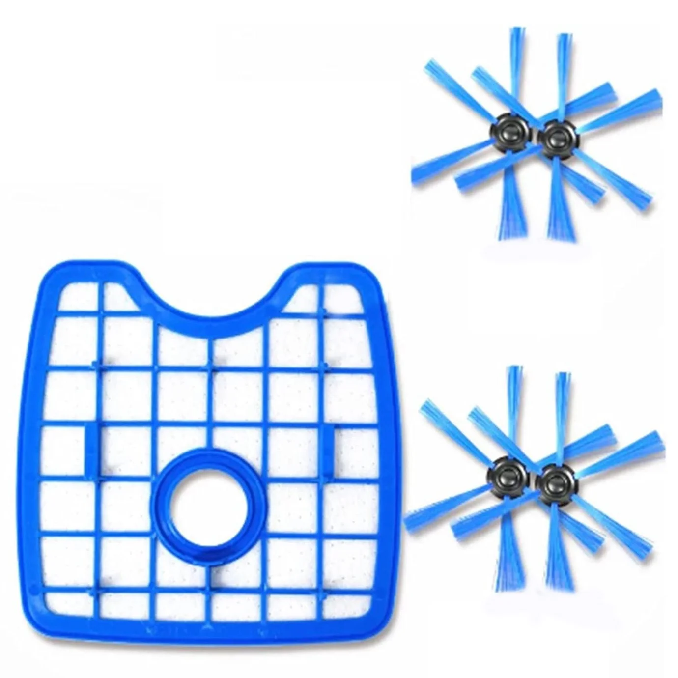 

Фильтр НЕРА и боковая щетка подходят для роботов Philips FC8820, FC8810, FC8066, аксессуары для подметания роботов, 5 шт.