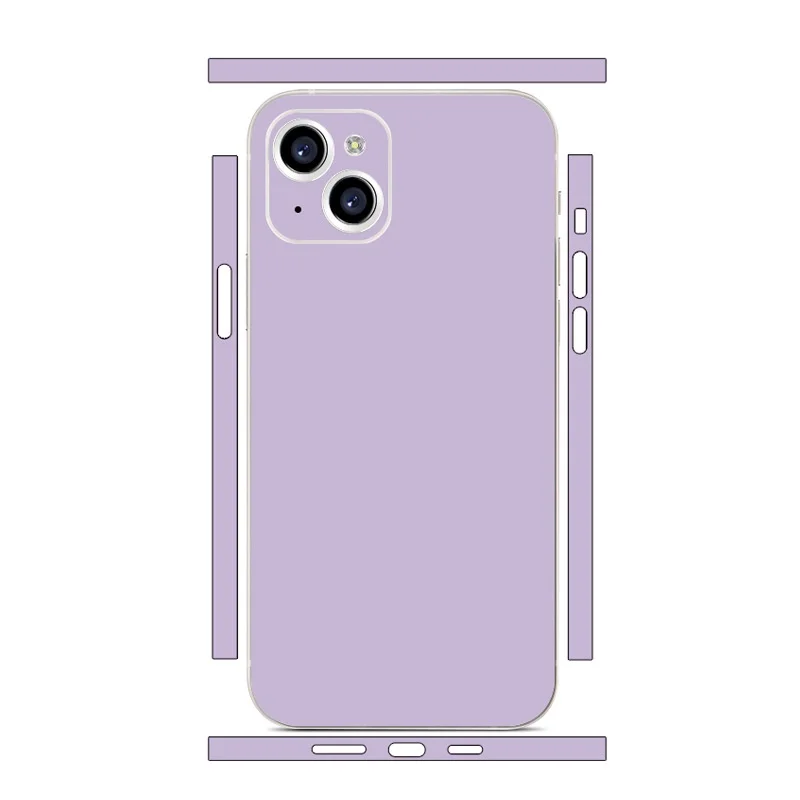 Цветная однотонная наклейка для iPhone 16 15 14 Pro Max 13 12 Защитная пленка заднего экрана