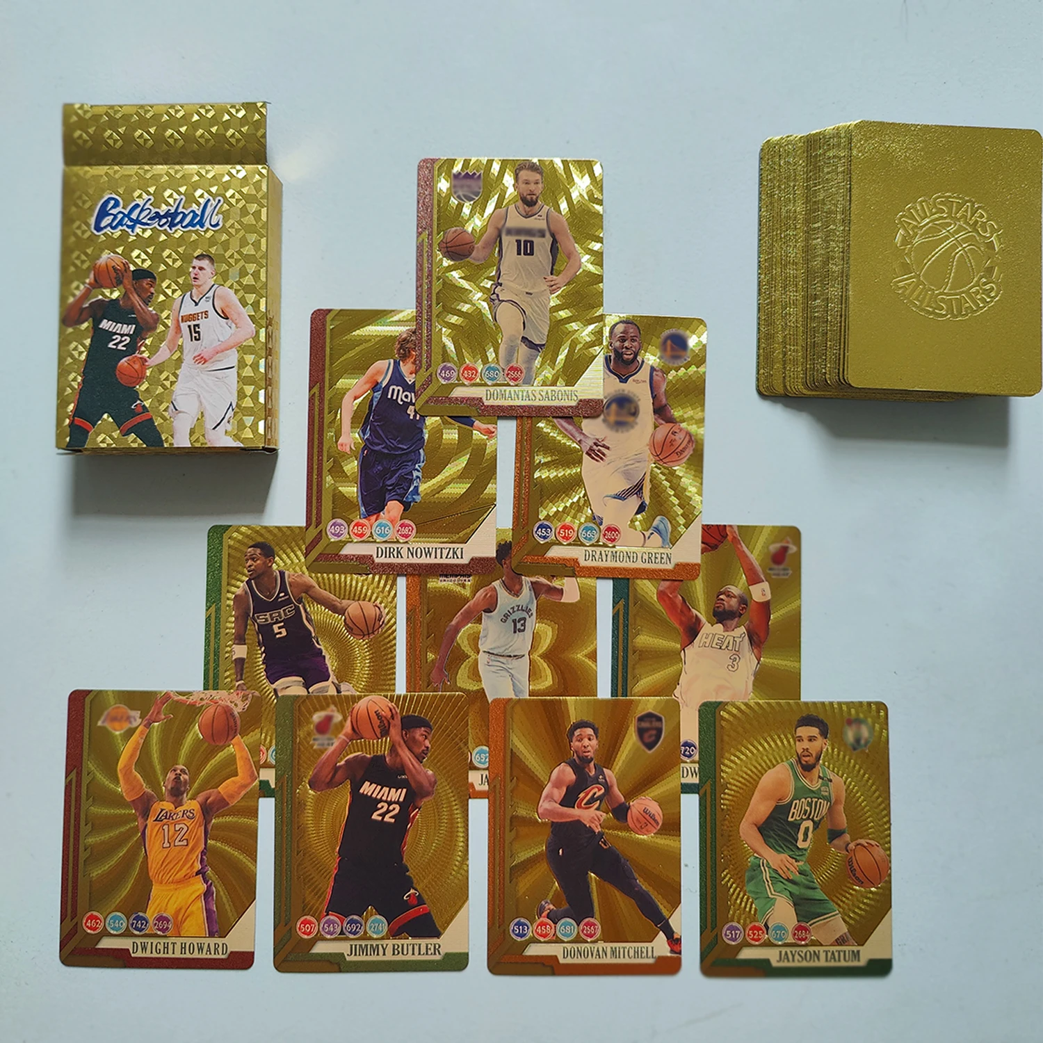 Золотая карта Ballsuperstar Star ограниченная серия фирменная торговая баскетболиста