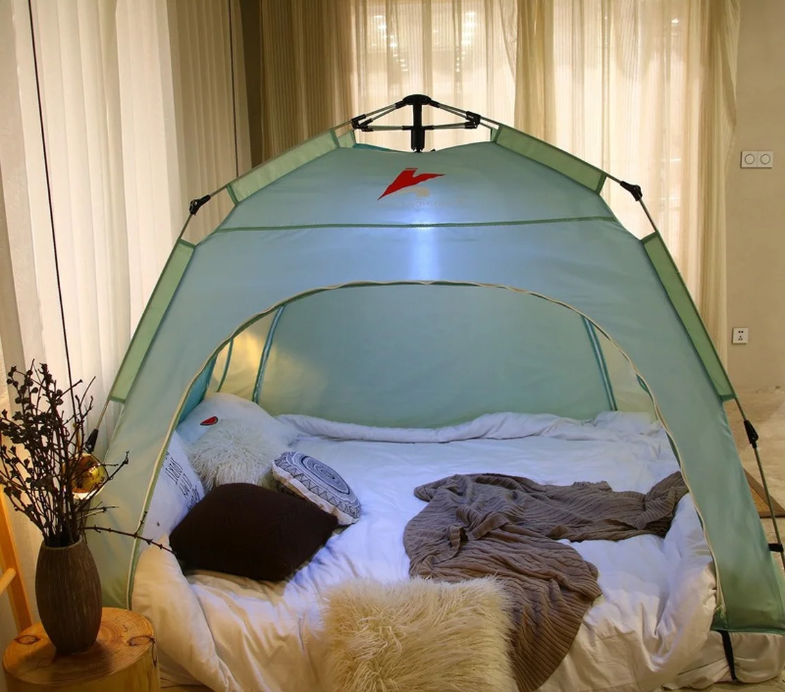 Indoor Tent Fully Automatic Winter Warm Windproof Ultralight Birthday Holiday Gifts for Boys and Girls Kids Play | Спорт и