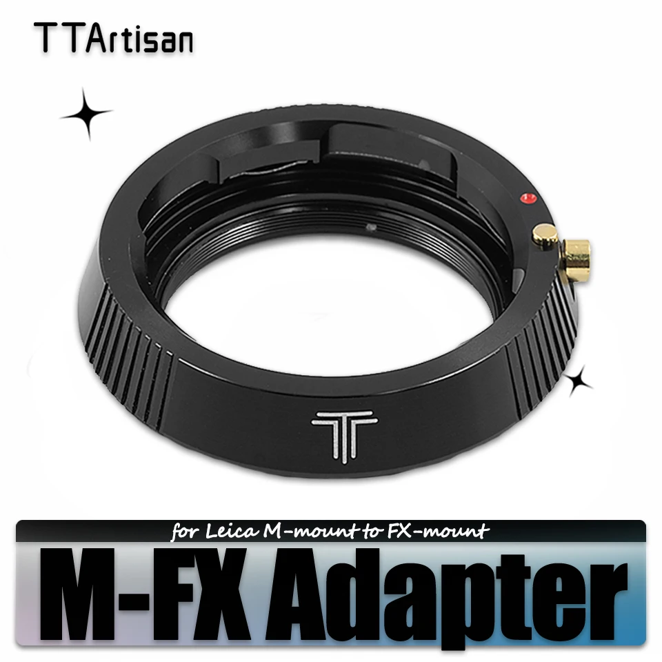Фото Переходное кольцо TTArtisan M-FX для объективов Leica Voigtlander Zeiss M на беззеркальные камеры Fujifilm с байонетом FX, для XE4 XT-30 №1