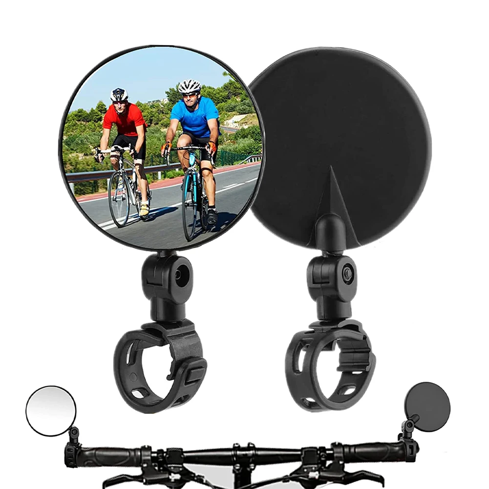 

Universal Bicycle Rearview Mirror Adjustable Rotate Wide Angle Cycling Handlebar Rear View Mirrors for MTB Road Bike Accessories