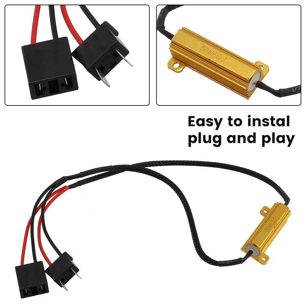 Модификация не требуется проводка 2X H7 светодиодная лампа Canbus без ошибок