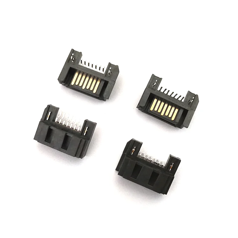 

5pcs SATA Hard Disk Interface Socket DIP/SMD Type SATA Male Base 7Pin Type A Connector Interface Socket