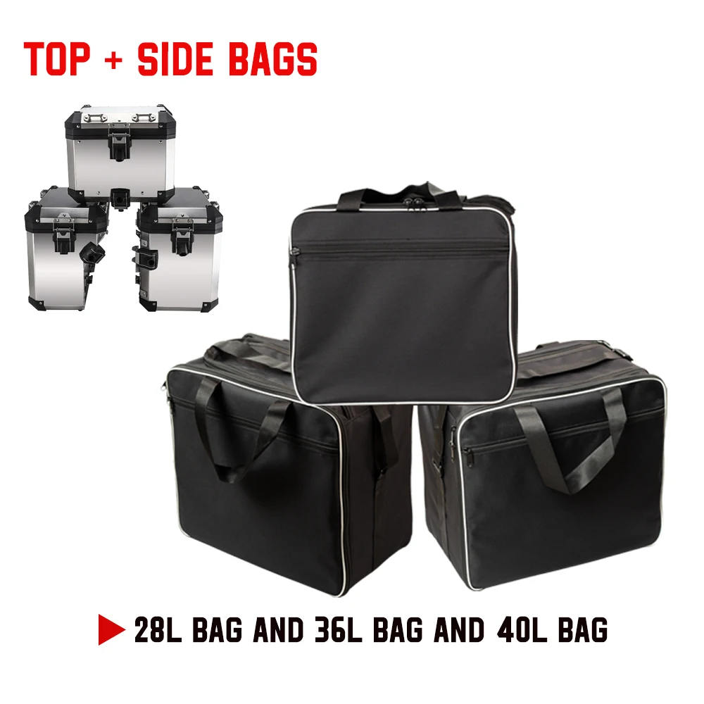 

Motorcycle Luggage Bags For BMW R1200GS Adv Black Inner Bags R 1200 GS adventure WATER-COOLED 2013-2017