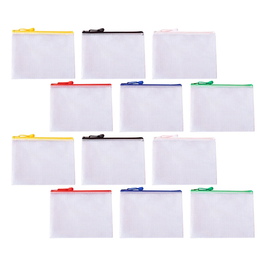

Zipper Pouch Mesh Bags Bag File Document Folders Pouches Waterproof Zip Clearfolder Envelopes Organizertravel Plasticcosmetics
