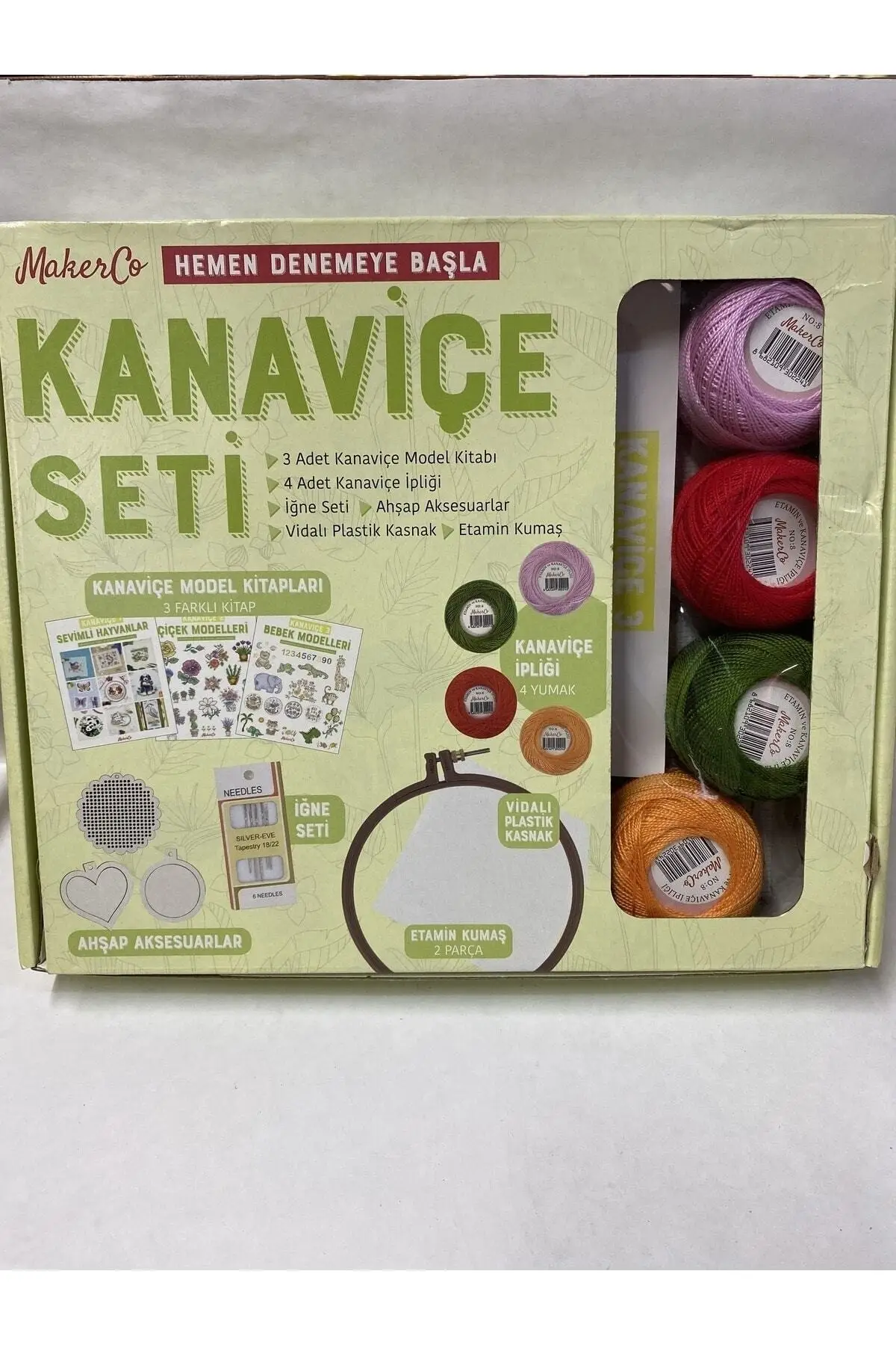 

Набор для вышивки крестиком Tuva Makerco 1625155, аксессуары и развлечения для гостиной