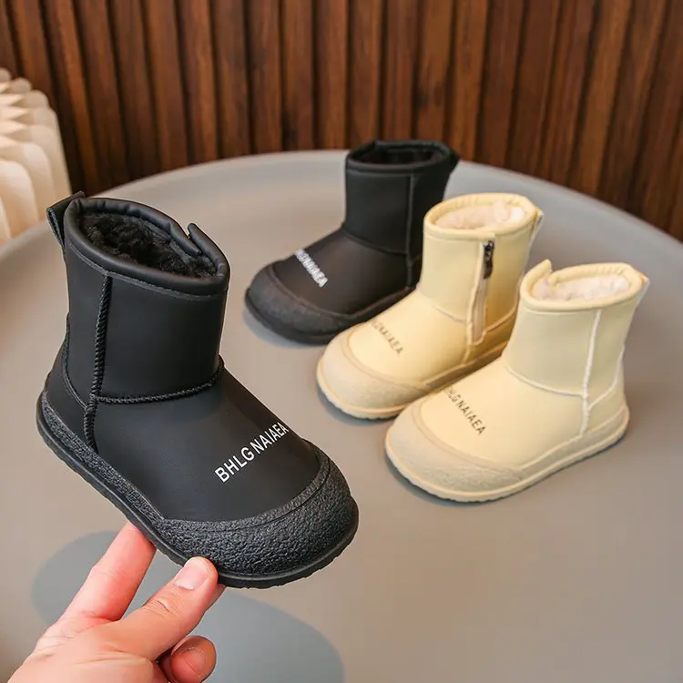 Детские зимние ботинки коллекция 2024 зимняя утепленная непромокаемая теплая
