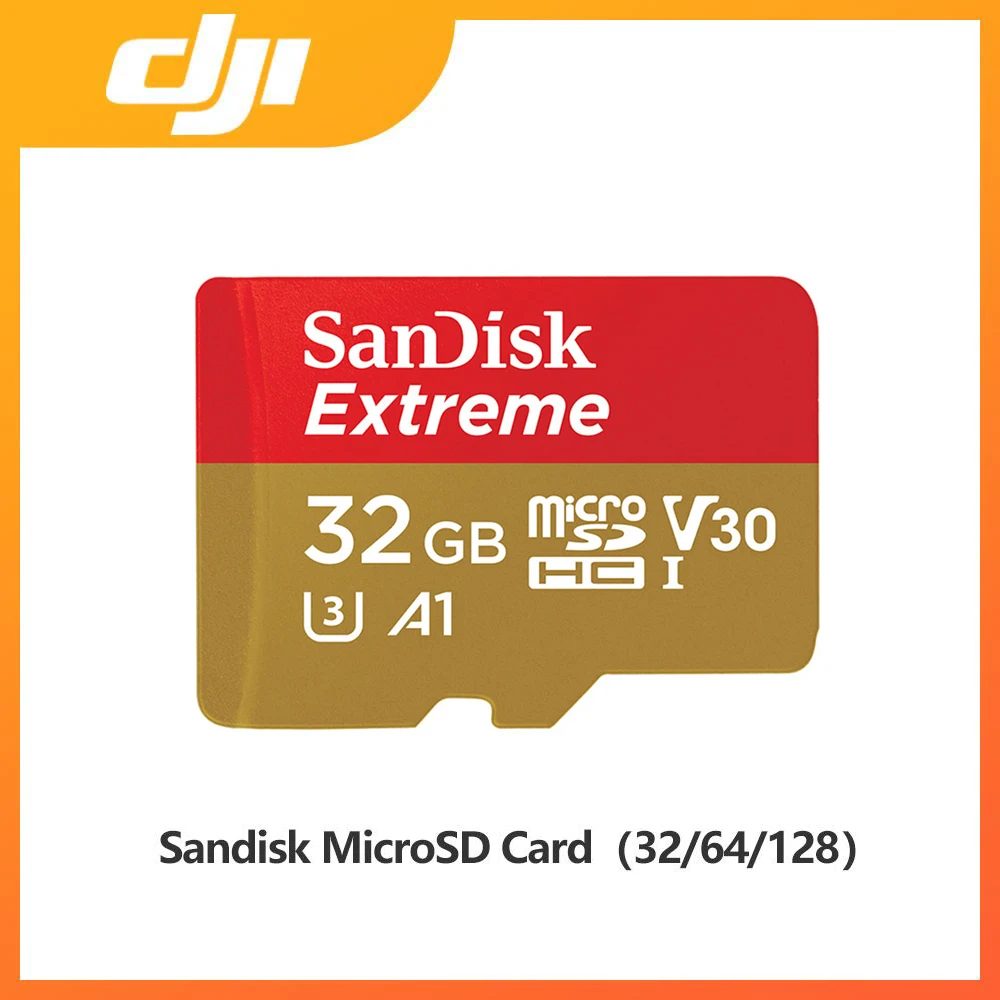 Micro SD карта 32 ГБ/64 Гб/128 ГБ совместимая с DJI drones 4K Ultra HD запись видео скорость чтения s