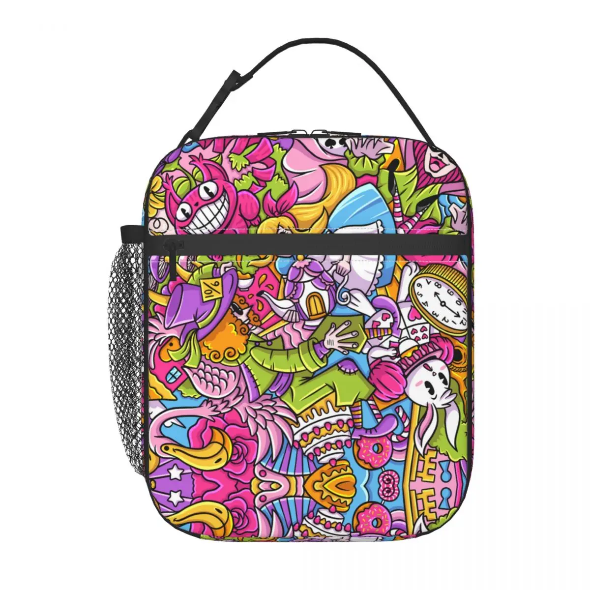 Термоизолированная сумка для ланча с принтом Алиса в стране чудес