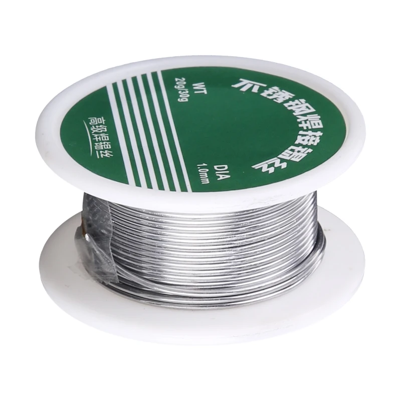 

Lead Free Solder Wire Rosin Core Solder Wire Stainless Steel 30g Low Temperature for Electrical Soldering