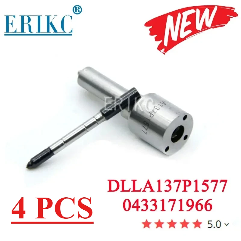 Фото Топливная форсунка ERIKC DLLA137P1577 0433171966, распылитель DLLA 137 P 1577 для инжекторов 0445120075, 0986435530 №1