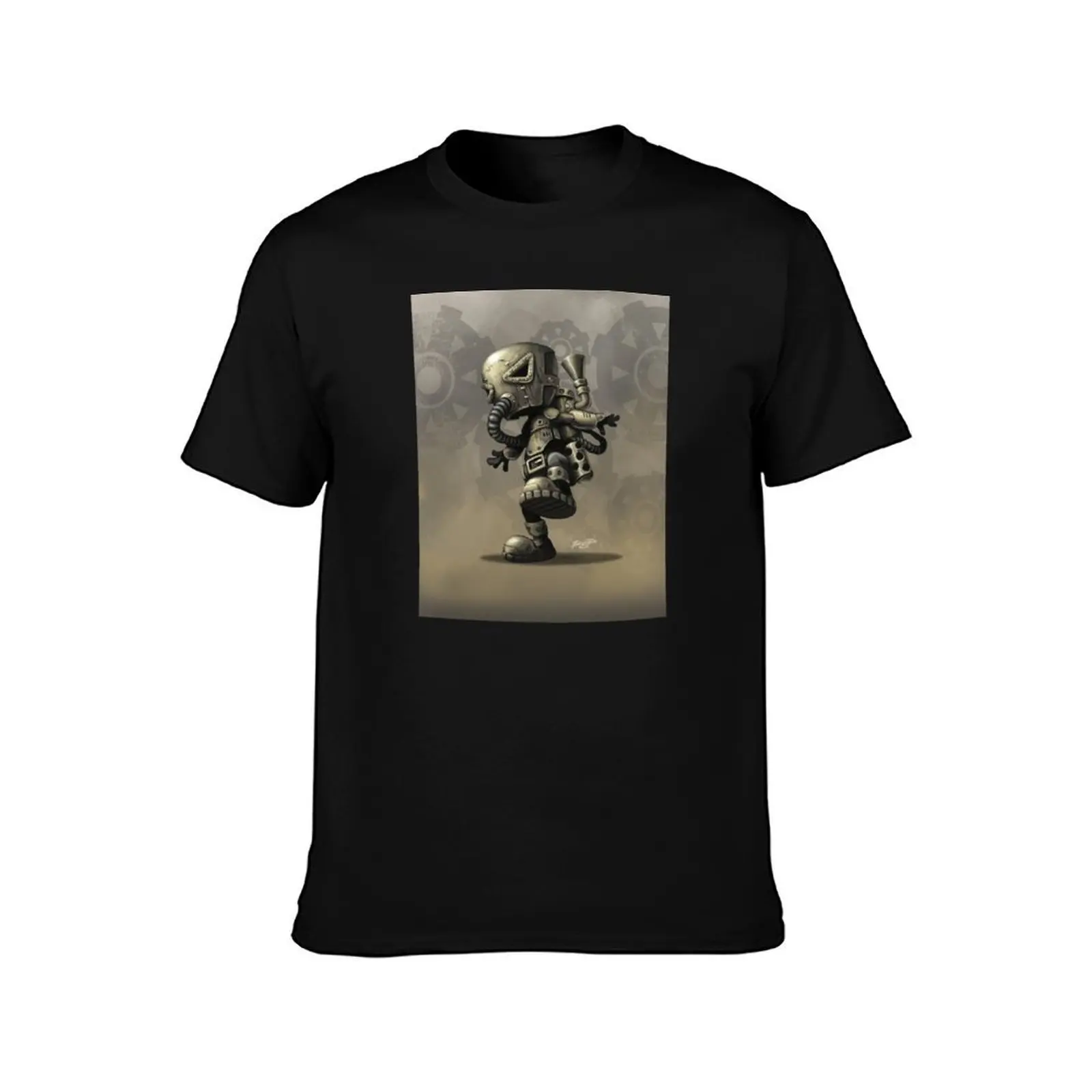 Фото BRUYN - Steambot T-Shirt мужская футболка дизайнерская футболка №2
