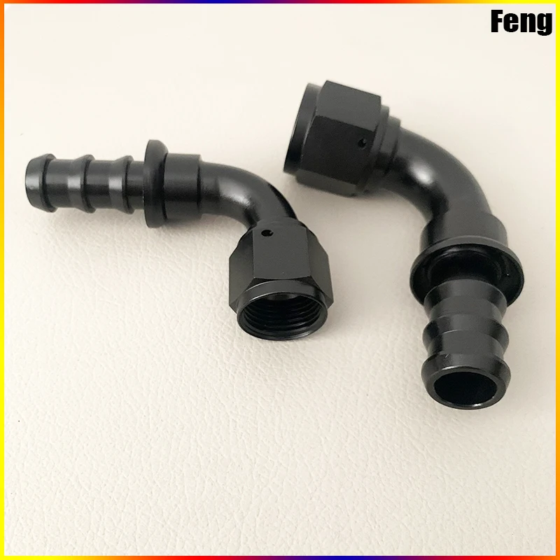 Универсальная черная нажимная муфта для шланга AN4 AN6 AN8 AN10 AN12 фитинг системы