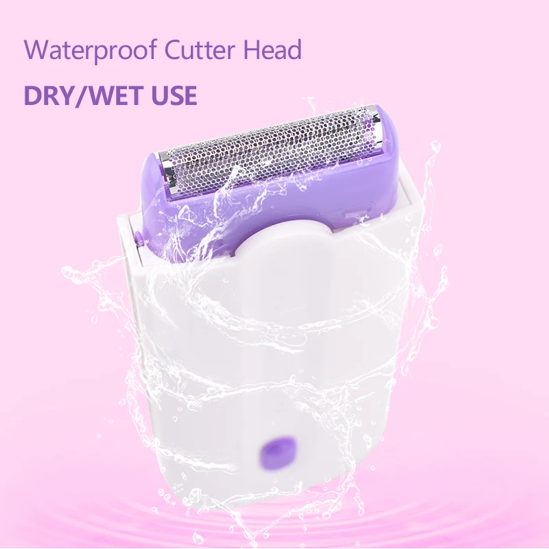 Перезаряжаемый электрический эпилятор 2 в 1 для женщин безболезненное удаление