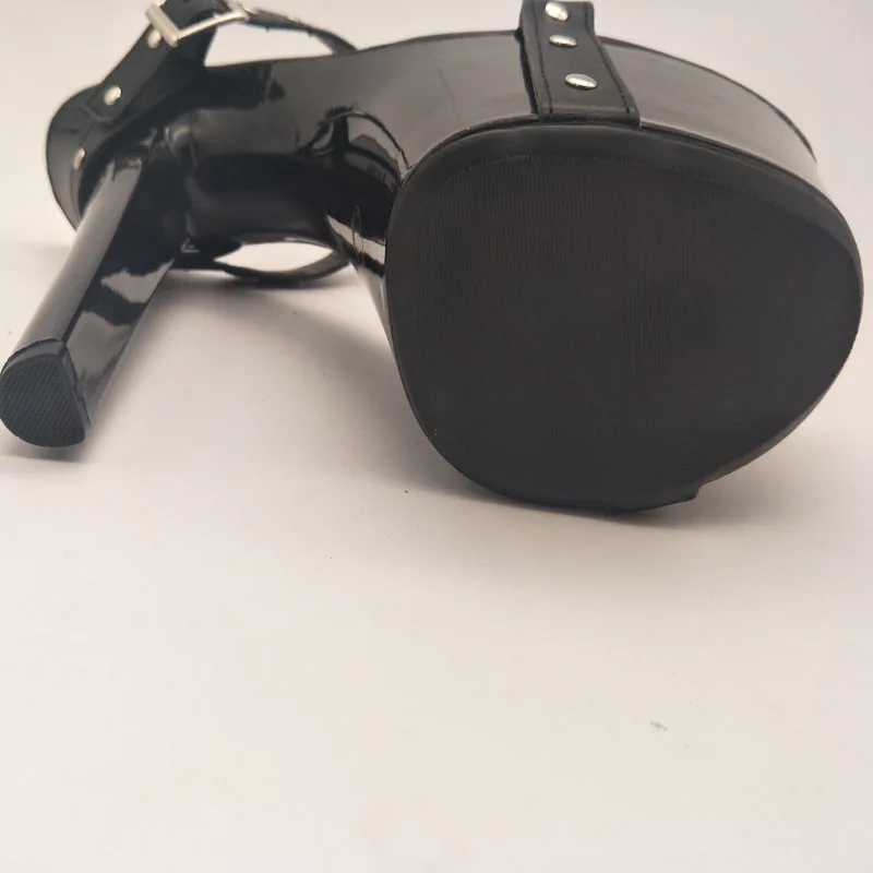 Экзотические красные черные сексуальные женские туфли для ночного клуба