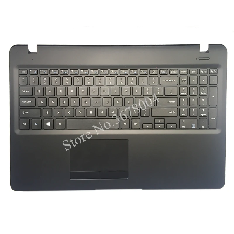 

New US Keyboard For samsung NP530E5M 530E5M English With Palmrest Upper Cover With Touchpad BA98-00957B