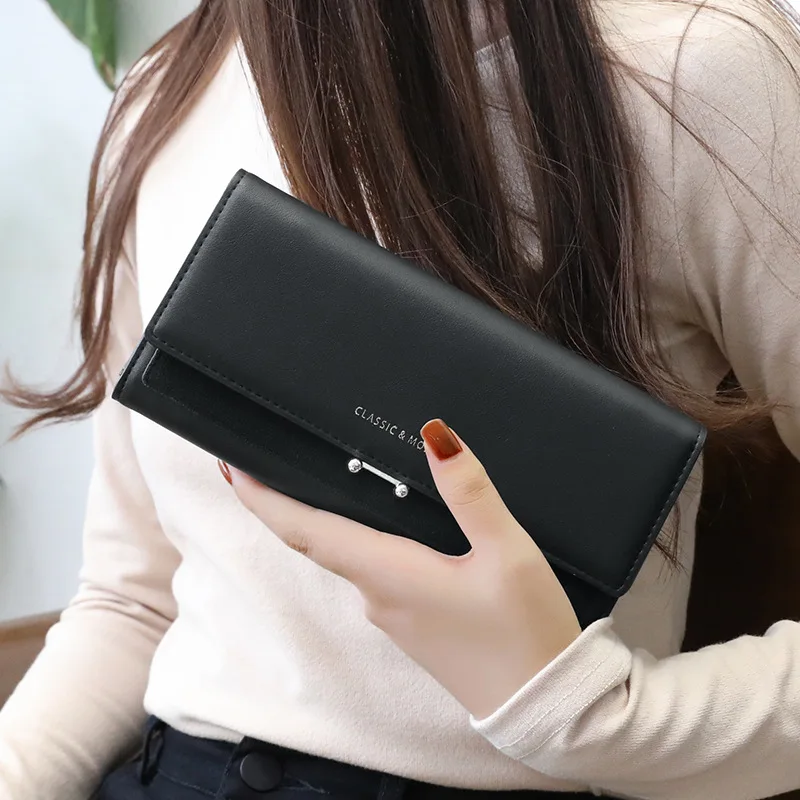 Elegant Women Wallet Long Purse Ladies Clutch Female Wallets Lady Cell Phone bag Card Holder Carteras Mujer Money Pocket Pouch