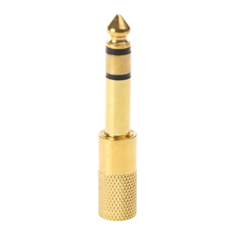 

Gold-Plated Stereo Connector 6.35mm Male To 3.5mm Female