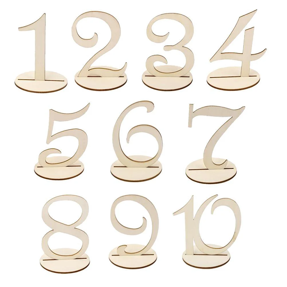 

Number Table Wedding Receptionstick Woodenholder Wood Merry Banquets Pick Hotels Parties Numbersbase