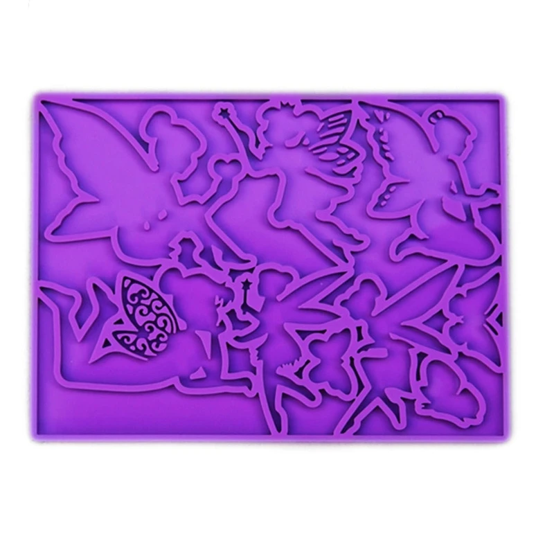 

Глянцевые украшения в форме ангела в форме эльфа, силиконовая форма для эпоксидной смолы, брелок «сделай сам», кулон, ювелирные