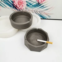 przy round silicone ashtray molds concrete ashtray resin mold diy cement home decoration handmade crafts tool sn0221