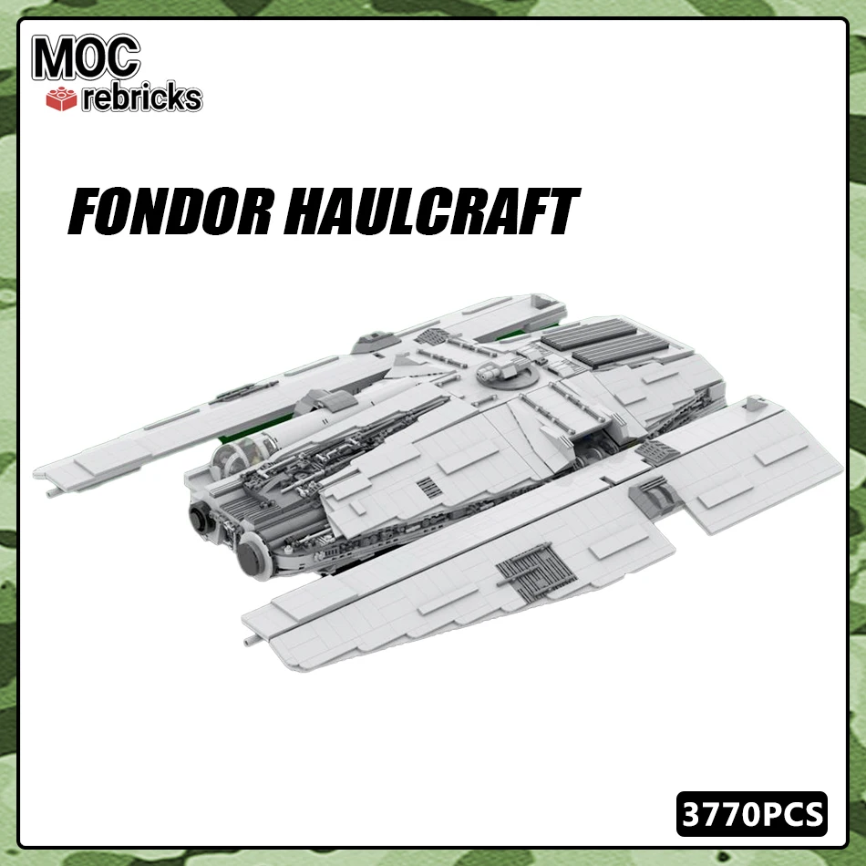 MOC Space War UCS Fondor Haulcraft Корабль Строительный блок Starcraft Коллекционный комплект DIY