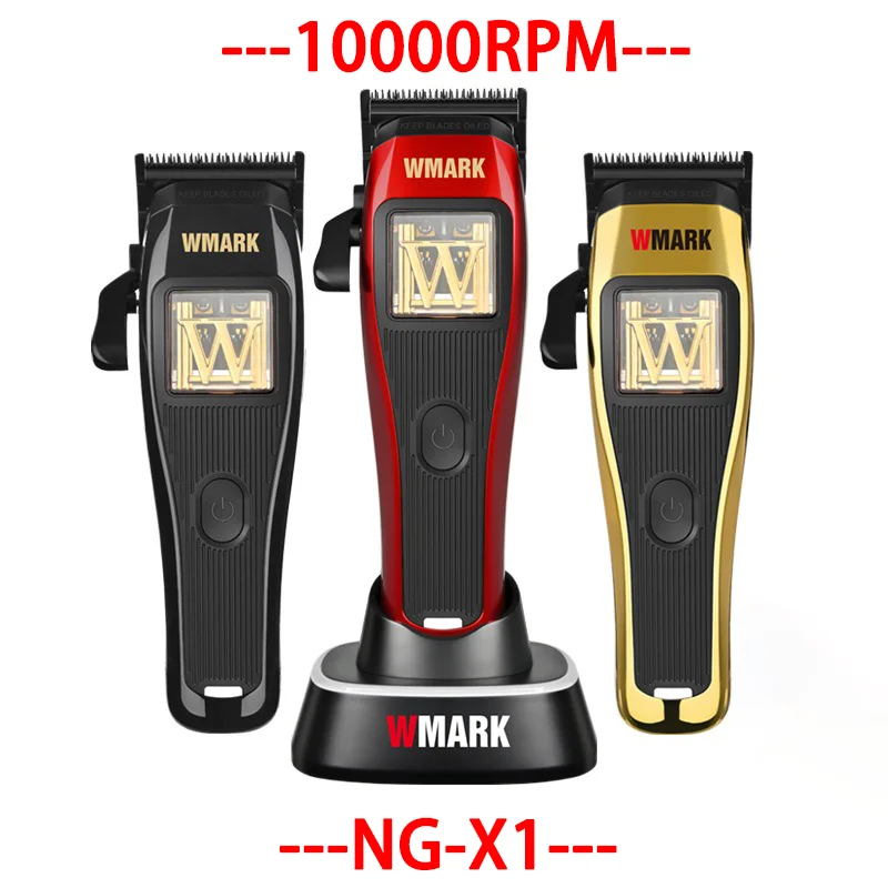 WMARK NG-X1 Профессиональный Триммер Для Волос 10000 Об/мин Беспроводная Машинка