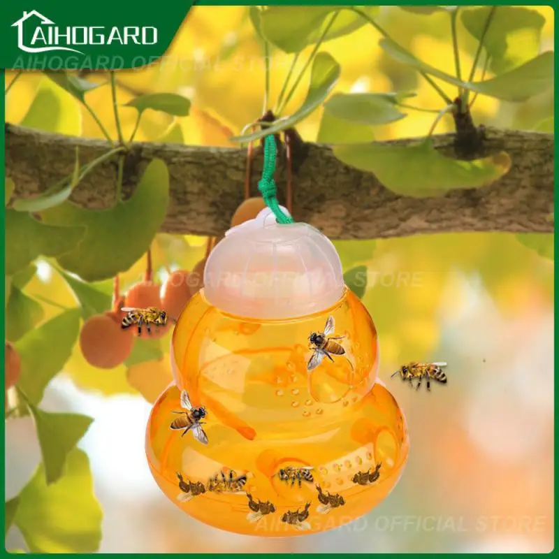 

Dropshipping Bee Trapper Wasp Trap Fly Flies Insect Bug Hanging on Tree Honey Pot Trap Catcher Killer No Poison Garden Tools