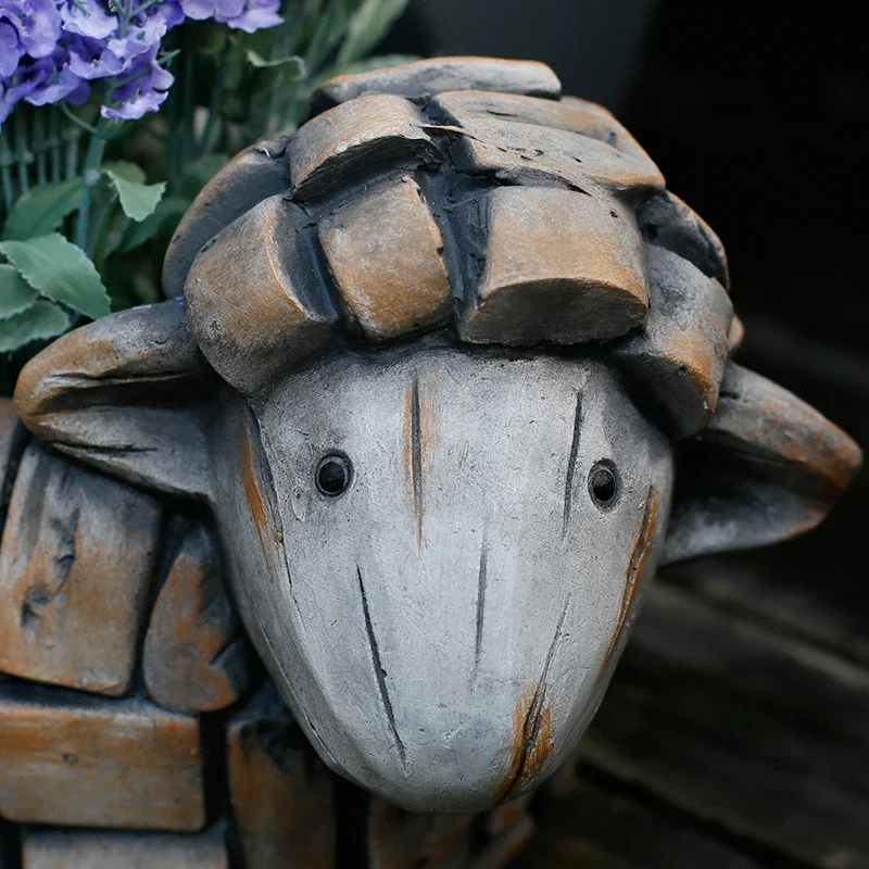 Цветочный горшок ягнёнка из оксида магния