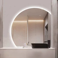 cosmetic smart bathroom mirror backlight modern irregular hairdresser mirror toilet custom made espejo con luz bathroom fixtures