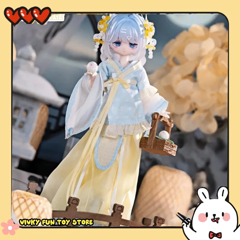 Фото Come4free 1/8 Bjd Ob11 Комплект одежды для куклы: платье, пальто, юбка, саше, светло-желтый и небесно-голубой набор, оригинал, в наличии №1