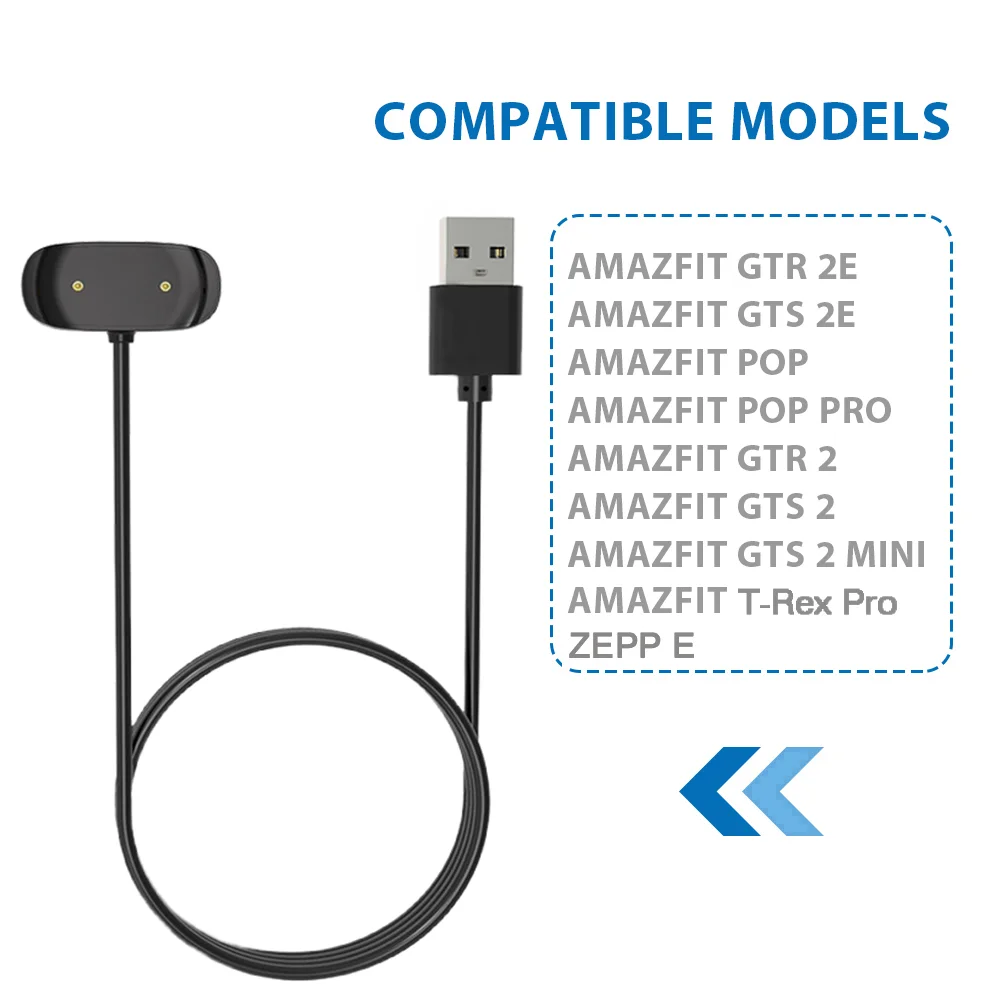 USB-кабель для зарядки Huami Amazfit T-Rex Pro GTS 2 Mini-адаптер зарядное устройство s-подставка