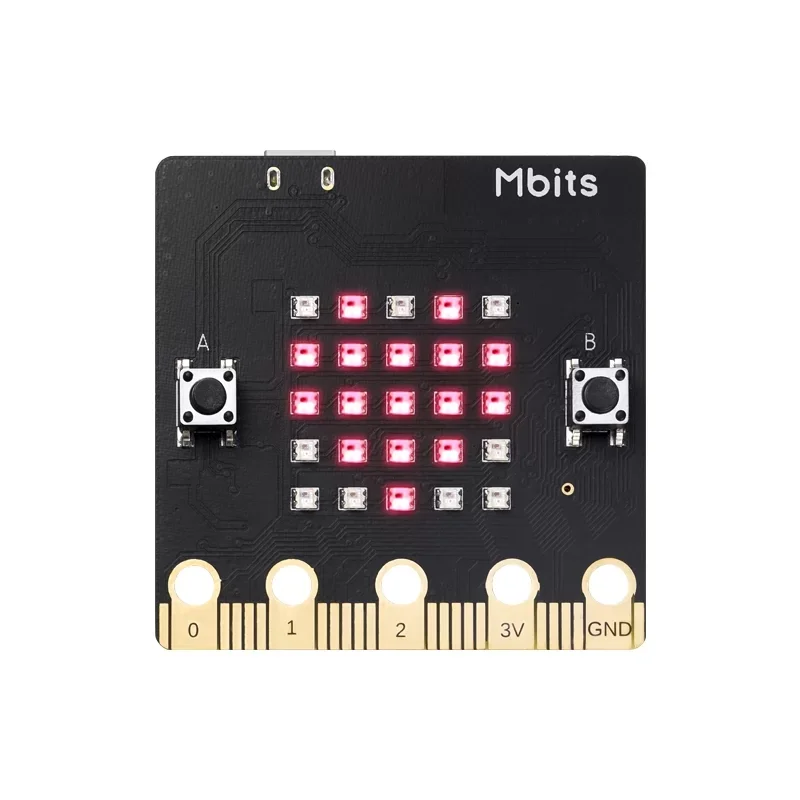 

Mbits ESP32 Dev Board BBC Micro:bit V2 Replacement Upgraded 16M Flash 8M RAM 5x5 RGB LED For Scratch 3.0 Arduino MicroPythonMbit