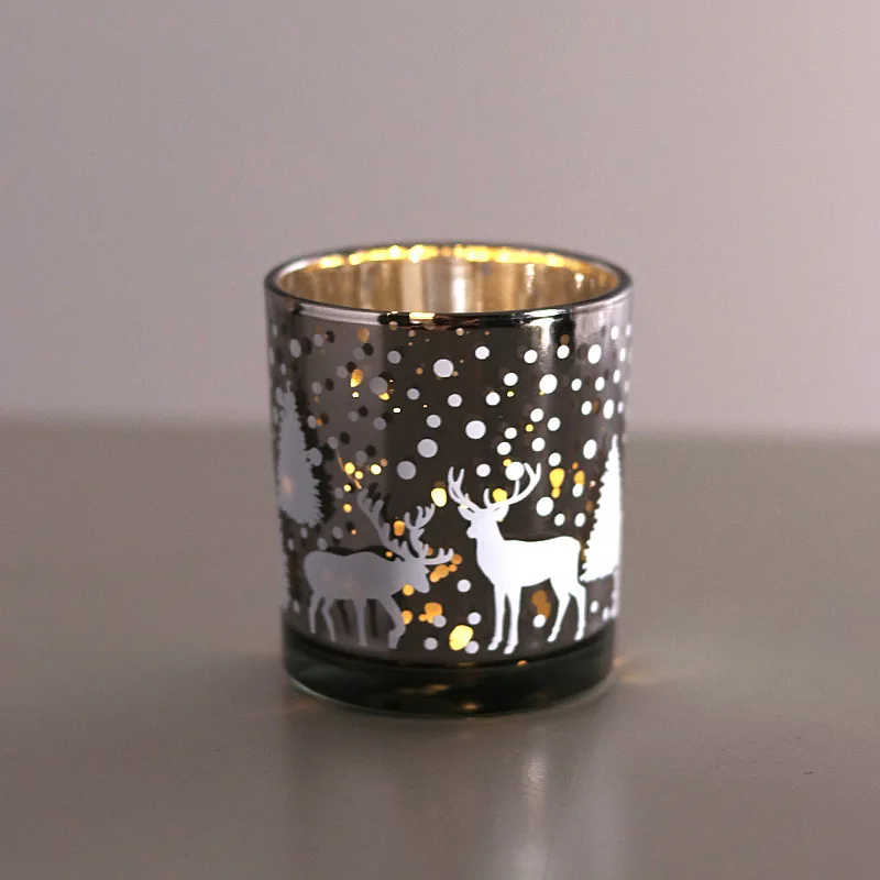 

Стеклянный подсвечник Лось Звездный