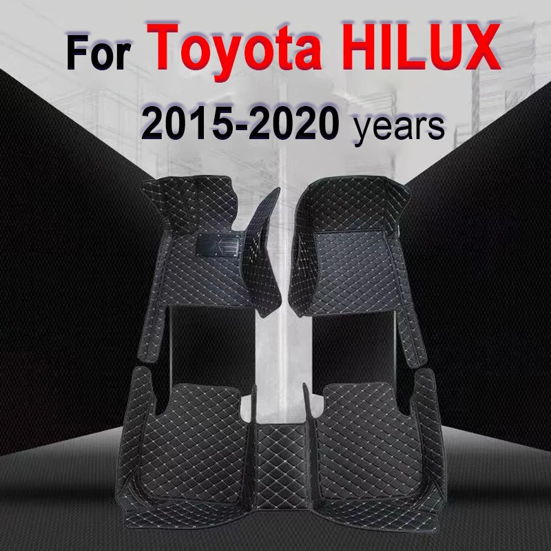 

Автомобильные коврики для Toyota HILUX 2015, 2016, 2017, 2018, 2019, 2020, под заказ, автомобильные накладки на ножки, автомобильные аксессуары