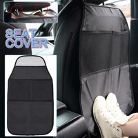car seat protector cover for children kids baby anti mud dirt auto seat back cover anti kick mat pad seat cover with storage bag