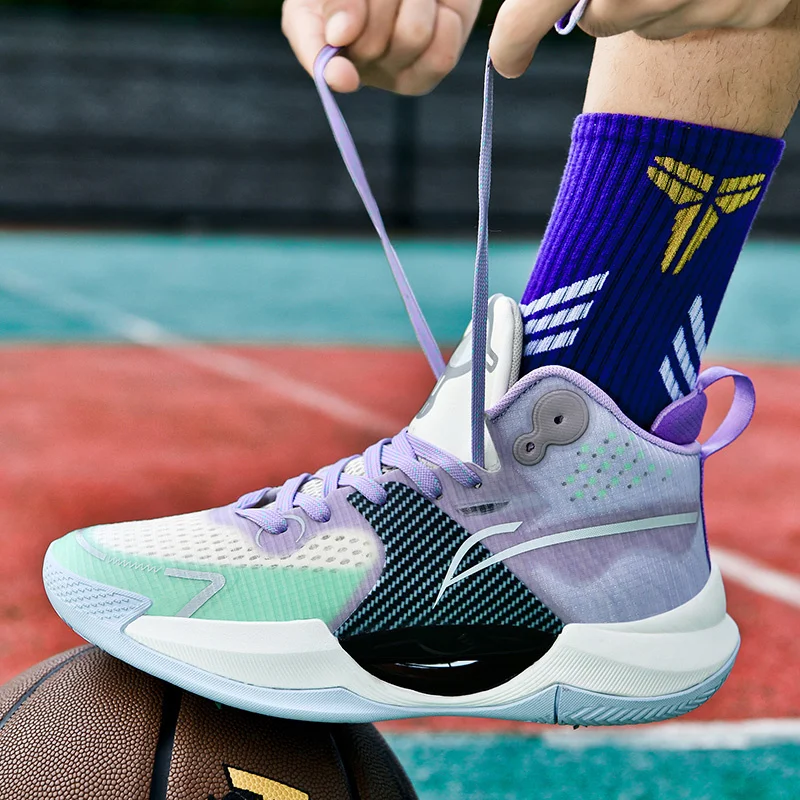 Fashion Rainbow Professional Men's Basketball Shoes Unisex High Top Women Sneakers Platform Men Trainers Shoes Basket Homme 2023