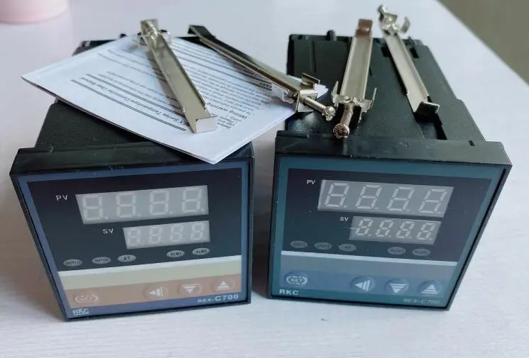 REX-C700 двойной цифровой RKC дисплей ПИД-регулятор температуры REX-C700FK02-M * релейный выход Φ * Выход SSR 72*72 мм