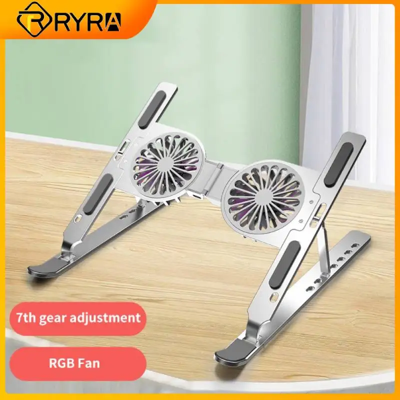 

Новый дизайн, игровой вентилятор RYRA, складной держатель для хранения, быстрое охлаждение для ноутбука, Macbook, планшета, регулируемая охлаждаю...