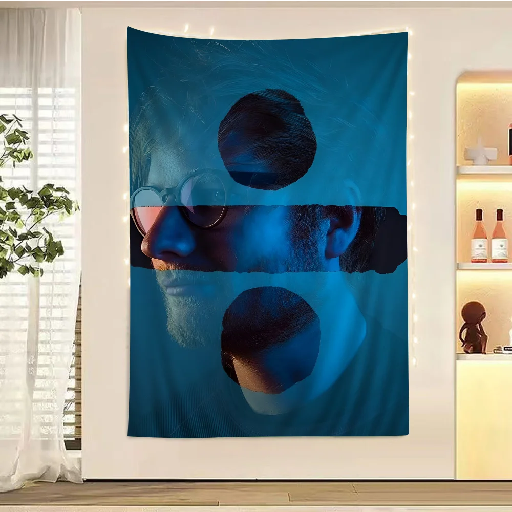 Певец E-Ed S-Sheeran Hippie настенные подвесные гобелены для гостиной дома и общежития