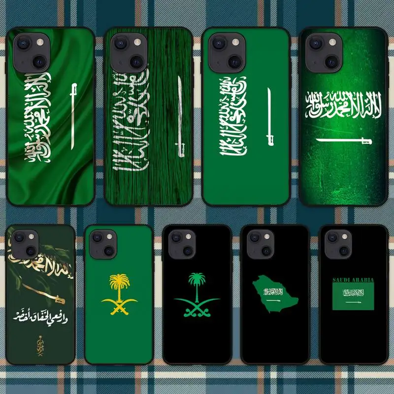 Saudi Arabia Flag Phone Case For iPhone 11 12 Mini 13 14 Pro XS Max X 8 7 6s Plus 5 SE XR Shell | Mobile Cases &amp Covers