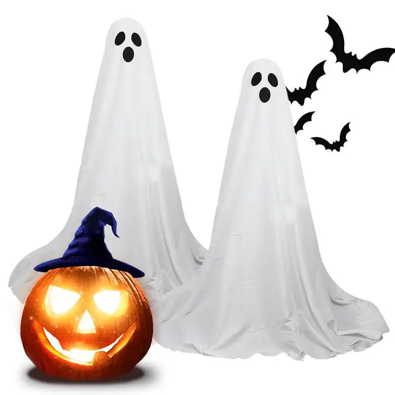 

Хэллоуин, страшное подвесное украшение, белый призрак с фонарями, страшные реквизиты, украшение «сделай сам» для дома, бара, сада