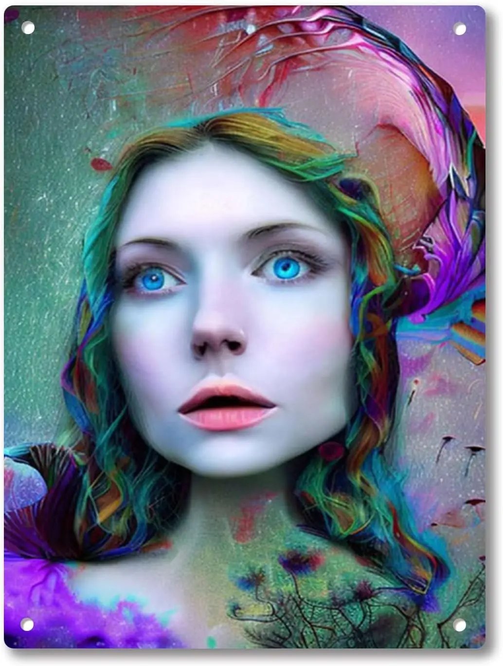 Металлический настенный художественный металлический оловянный железный декор