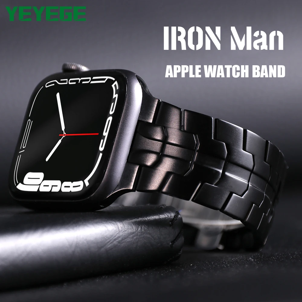 

Metal Strap for Apple Watch Ultra 49mm Band 45mm 41mm 44mm 40mm Stainless Steel Bracelet Correa IWatch Series 8 7 6 54 Wristband