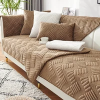 plush sofa towel sofa covers for living room l shape corner sofa cover winter thicken sofa towel cover non slip couch slipcovers