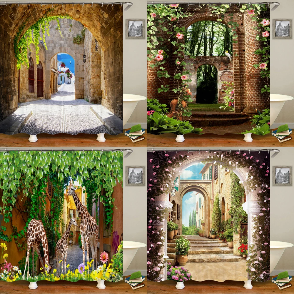 

Водонепроницаемая душевая занавеска для ванной комнаты, 240x180 см